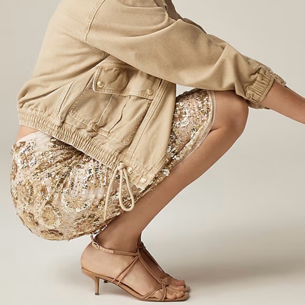 JCrew Strappy kitten heel sandals in leather